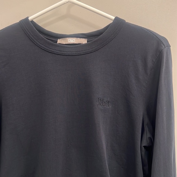 Kith Women’s Black Long Sleeve Crop Top size Small - Picture 5 of 8